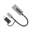 StarTech.com 2.5GbE USB-C į Ethernet adapteris su USB-A keitikliu, NBASE-T NIC, USB 3.0 Type-C 2.5/1G kelių greičių tinklas, suderinamas su Thunderbolt, Windows ir Mac