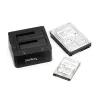 StarTech.com UNIDOCKU33 USB 3.0 universalus HDD / SSD dokas, 2 lizdai, SATA ir IDE, 2.5/3.5 col.
