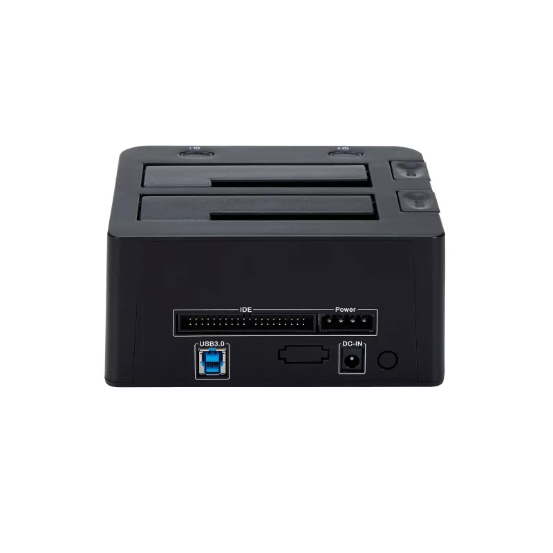 StarTech.com UNIDOCKU33 USB 3.0 universalus HDD / SSD dokas, 2 lizdai, SATA ir IDE, 2.5/3.5 col.