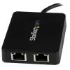 StarTech.com USB-C į dvigubą Gigabit Ethernet adapterį su USB (Type-A) prievadu