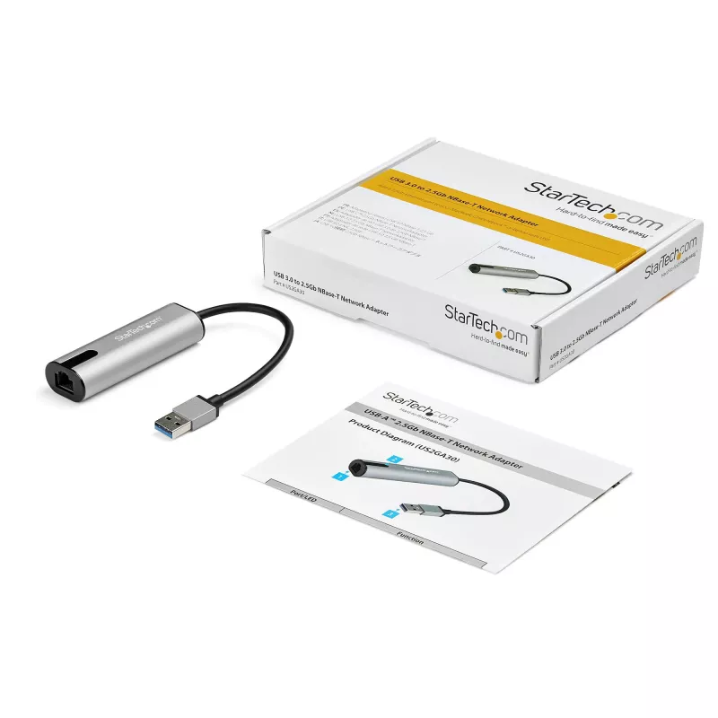 StarTech.com US2GA30 USB 3.0 į Ethernet adapteris 2.5 GbE