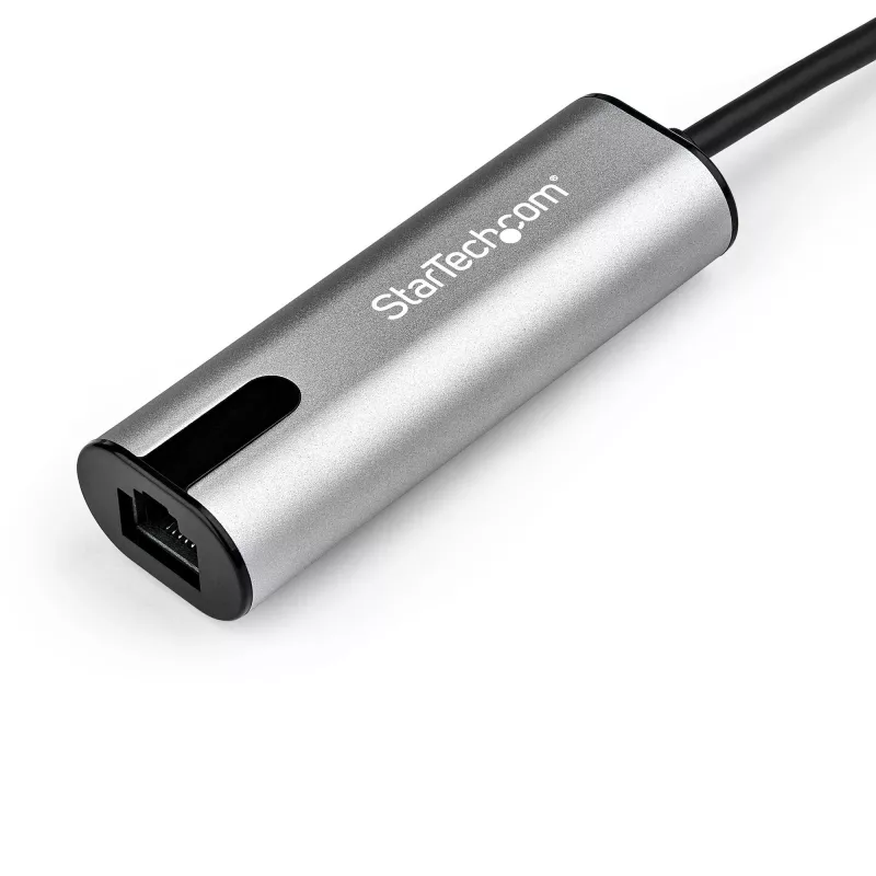 StarTech.com US2GC30 USB-C į 2,5 Gigabit Ethernet keitiklis, USB 3.0, NBASE-T, 2.5GBASE-T, RJ45, 10/100/1000/2500 Mbps, juodas / kosminės pilkos spalvos