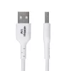 StarTech.com 6.6ft (2m) USB-A į USB-C įkrovimo kabelis, įkrovimas ir sinchronizavimas, 3A, USB 2.0, TPE apvalkalas - baltas USB įkrovimo laidas