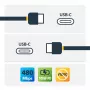StarTech.com USB-C į USB-C laidas su 5A PD - M/M - Baltas - 2 m - USB 2.0 - USB-IF sertifikuotas