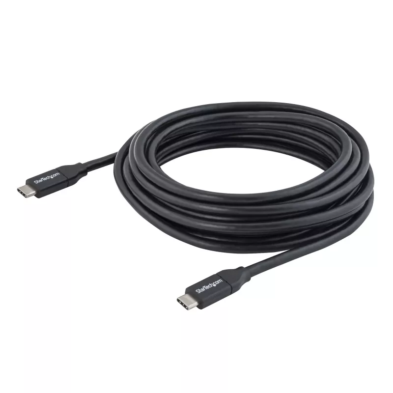 StarTech.com USB-C kabelis su Power Delivery (5A) – M/M – 4 m – USB 2.0 – USB-IF sertifikuotas