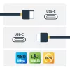 StarTech.com USB-C į USB-C laidas su 5A PD - M/M - Baltas - 4 m - USB 2.0 - USB-IF sertifikuotas