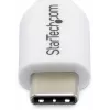 StarTech.com 2 m (6,6 pėdų) baltas USB-C įkrovimo laidas, USB C laidas, USB 2.0 Type-C nešiojamojo kompiuterio įkrovimo laidas, 60W 3A Power Delivery, TPE apvalkalas, USB-C duomenų perdavimo laidas, M/M