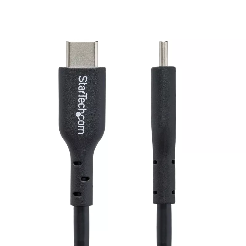 USB-C laidas 3m (9.8ft) StarTech.com USB 2.0, 60W 3A Power Delivery, TPE apvalkalas, juodas