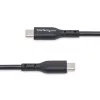 USB-C laidas 3m (9.8ft) StarTech.com USB 2.0, 60W 3A Power Delivery, TPE apvalkalas, juodas