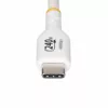StarTech.com 1m baltas USB-C įkrovimo laidas, USB-IF sertifikuotas USB-C kabelis, 240W PD EPR, USB 2.0, nešiojamojo kompiuterio įkrovimo laidas, duomenų perdavimo laidas, TPE apvalkalas