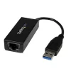StarTech.com USB 3.0 į Gigabit Ethernet tinklo adapteris, 10/100/1000 Mbps, USB į RJ45, USB 3.0 į LAN adapteris, USB 3.0 Ethernet adapteris (GbE), TAA atitinkantis
