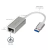 StarTech.com USB 3.0 į Gigabit tinklo adapteris - sidabrinis, laidinis, USB, Ethernet, 2000 Mbit/s, sidabrinis
