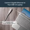 StarTech.com USB 3.0 į Gigabit tinklo adapteris - sidabrinis, laidinis, USB, Ethernet, 2000 Mbit/s, sidabrinis