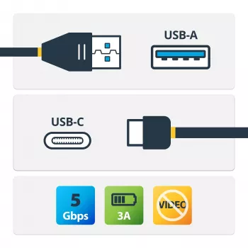 StarTech.com USB-A į USB-C laidas, M/M, 1 m, USB 3.0