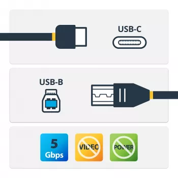 StarTech.com USB-C į USB-B laidas - M/M - 2 m - USB 3.0