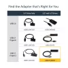 StarTech.com USB 3.1 (10Gbps) adapteris SATA diskams 2,5 inch/3,5 inch - USB-C