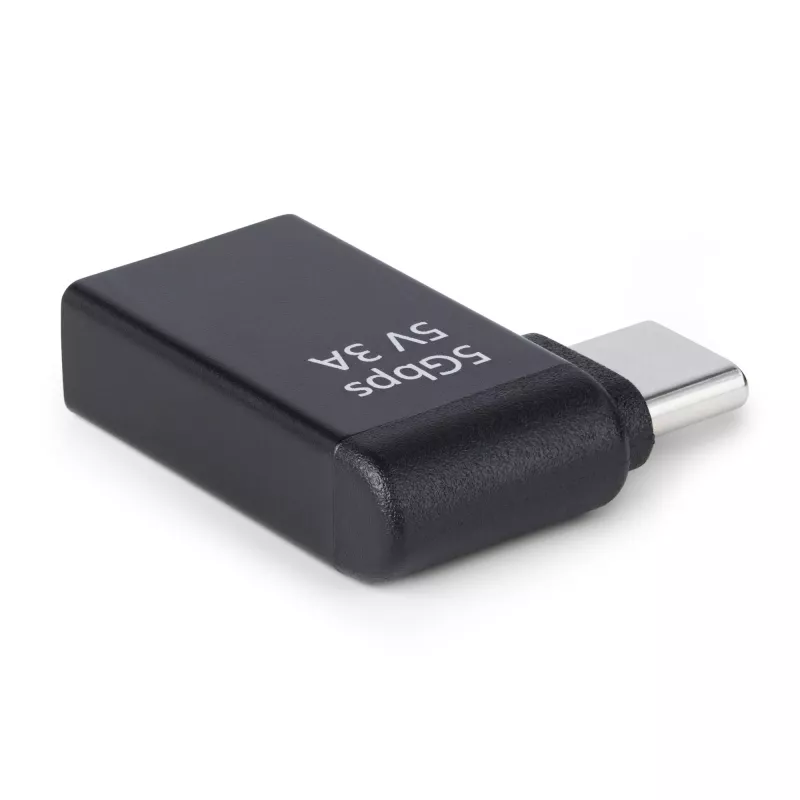 StarTech.com USB-C į USB-A adapteris stačiu kampu, USB 5Gbps, kompaktiškas USB-C kištukas į USB-A lizdą, metalinis korpusas, M/F