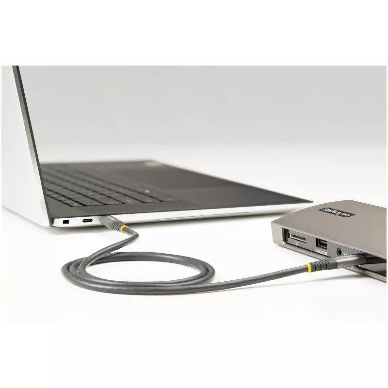 StarTech.com 1 m USB-C kabelis 10Gbps - USB-IF sertifikuotas USB-C kabelis - USB 3.1 Type-C kabelis - 100W (5A) Power Delivery įkrovimas, DP Alt režimas - USB C į C laidas - Įkrovimas ir sinchronizavimas