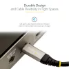 StarTech.com 1 m USB-C kabelis 10Gbps - USB-IF sertifikuotas USB-C kabelis - USB 3.1 Type-C kabelis - 100W (5A) Power Delivery įkrovimas, DP Alt režimas - USB C į C laidas - Įkrovimas ir sinchronizavimas