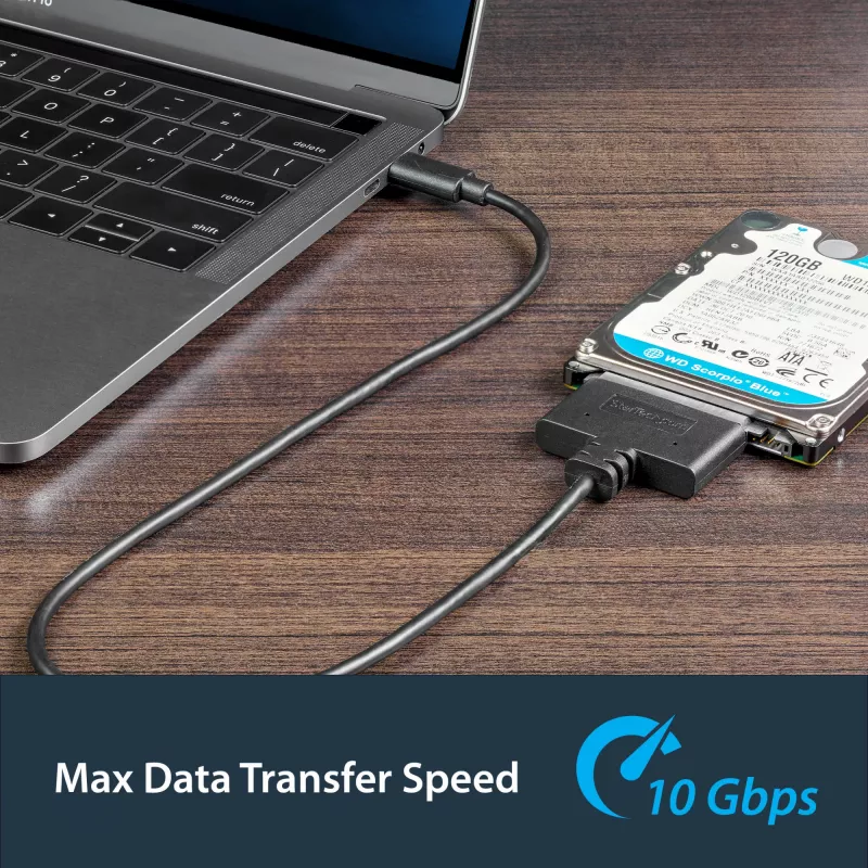 StarTech.com USB 3.1 (10Gbps) adapterinis kabelis 2.5 inch SATA diskams - USB-C