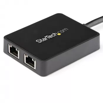 StarTech.com USB 3.0 dviejų prievadų Gigabit Ethernet adapteris su USB prievadu