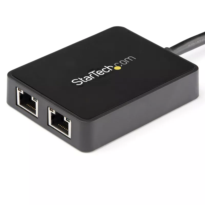 StarTech.com USB 3.0 dviejų prievadų Gigabit Ethernet adapteris su USB prievadu
