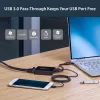 StarTech.com USB 3.0 dviejų prievadų Gigabit Ethernet adapteris su USB prievadu