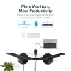 StarTech.com USB 3.0 į dvigubą DisplayPort adapteris - 4K 60Hz, 3.2 Gen 1 (3.1 Gen 1), USB Type-A, DisplayPort išvestis, 4096 x 2160 pikselių