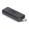 StarTech.com USB-C galios testeris, skaitmeninis multimetras, dvipusis įtampos ir srovės matuoklis, iki 240W PD EPR, nešiojamas USB-C kabelio ir prievado galios matuoklis