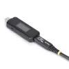 StarTech.com USB-C galios testeris, skaitmeninis multimetras, dvipusis įtampos ir srovės matuoklis, iki 240W PD EPR, nešiojamas USB-C kabelio ir prievado galios matuoklis