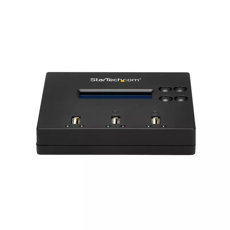 StarTech.com USB atmintinių kopijavimo ir trynimo įrenginys 1→2, 1,5 GB/min, LCD