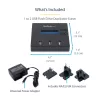 StarTech.com USB atmintinių kopijavimo ir trynimo įrenginys 1→2, 1,5 GB/min, LCD