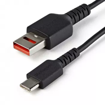 StarTech.com 1 m saugus įkrovimo laidas – USB-A į USB-C duomenų blokavimo laidas, tik įkrovimui, be duomenų perdavimo, duomenų blokavimo USB apsauginis adapteris