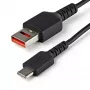 StarTech.com 1 m saugus įkrovimo laidas – USB-A į USB-C duomenų blokavimo laidas, tik įkrovimui, be duomenų perdavimo, duomenų blokavimo USB apsauginis adapteris