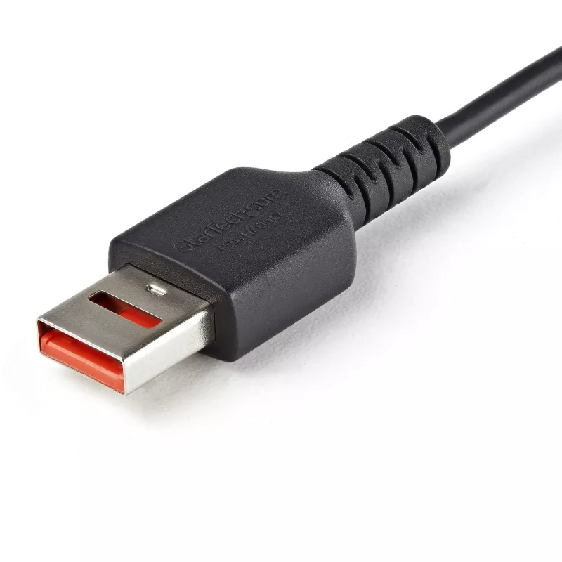 StarTech.com 1 m saugus įkrovimo laidas – USB-A į USB-C duomenų blokavimo laidas, tik įkrovimui, be duomenų perdavimo, duomenų blokavimo USB apsauginis adapteris