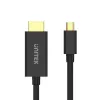 Vaizdo kabelio adapteris Unitek Mini DisplayPort į HDMI 2 m, HDMI 1.4, 4K@30Hz, HDCP 2.2, auksuoti kontaktai, juodas