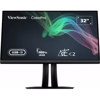 ViewSonic VP3256-4K monitor 81,3 cm (32 coliai) 3840 x 2160 4K Ultra HD LED juodas