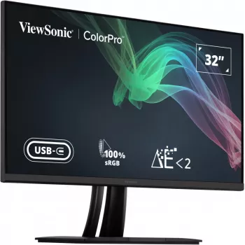 ViewSonic VP3256-4K monitor 81,3 cm (32 coliai) 3840 x 2160 4K Ultra HD LED juodas