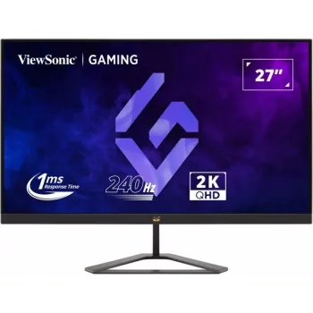 ViewSonic VX2758A-2K-PRO-3 27 colių (68,6 cm) žaidimų monitorius, IPS, 2560 x 1440 QHD, 240 Hz, 1 ms, FreeSync Premium, HDR400, 2x HDMI 2.1, DisplayPort, juodas