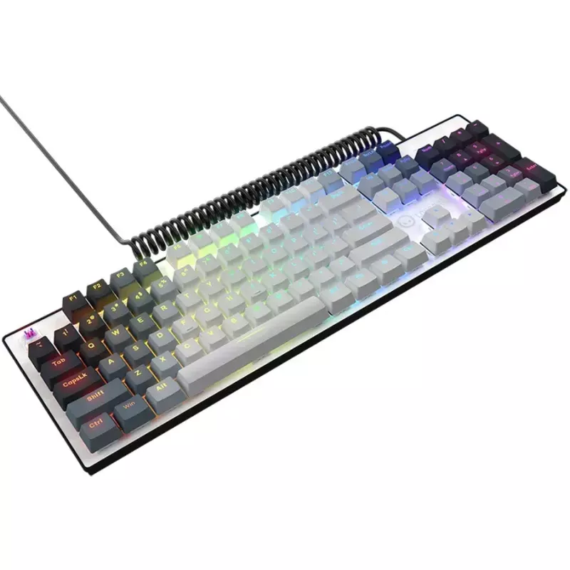 LORGAR Azar 514 White – mechaninė klaviatūra su RGB apšvietimu, ENG išdėstymas