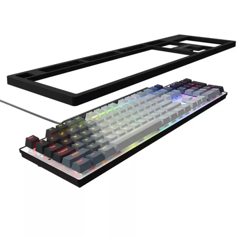 LORGAR Azar 514 White – mechaninė klaviatūra su RGB apšvietimu, ENG išdėstymas