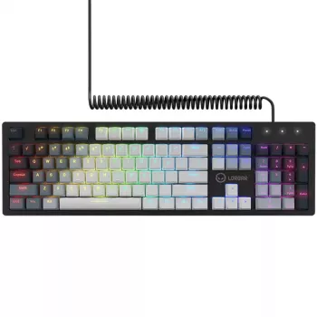 LORGAR Azar 514 White – mechaninė klaviatūra su RGB apšvietimu, ENG išdėstymas