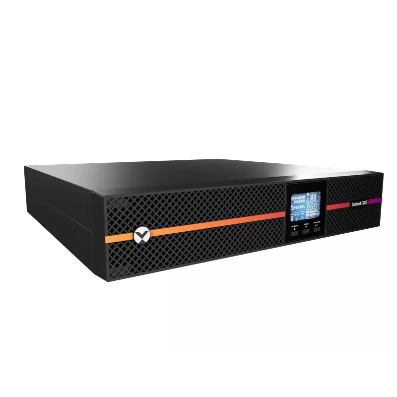 Vertiv Liebert GXE3-1000IRT2UXL nepertraukiamo maitinimo šaltinis (UPS) dvigubos konversijos (Online) 1 kVA 900 W 8 AC lizdai