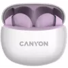 Ausinės „Canyon TWS-5“ (CNS-TWS5PU) – belaidės laisvų rankų įranga, violetinės spalvos