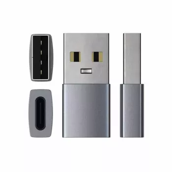 Satechi ST-TAUCM USB-A į USB-C lyties keitiklis pilka