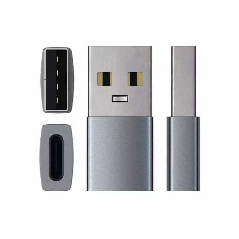 Satechi ST-TAUCM USB-A į USB-C lyties keitiklis pilka