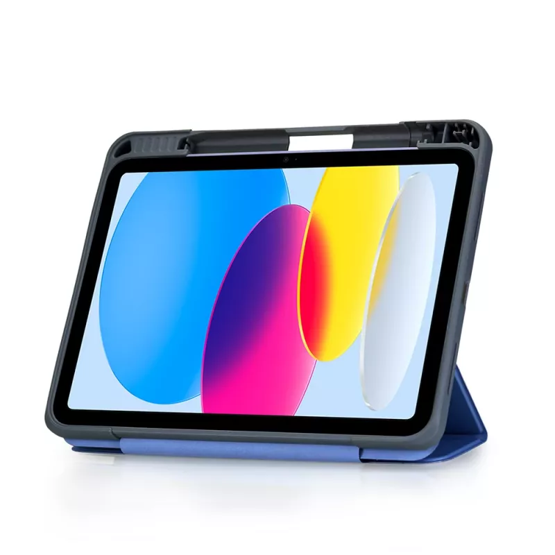DEQSTER Rugged MAX Dėklas, skirtas iPad 10.9 inch (10-os kartos), Apsauginis dėklas su stovu, Apple, iPad 10-os kartos, 27.7 cm (10.9 inch), 330 g