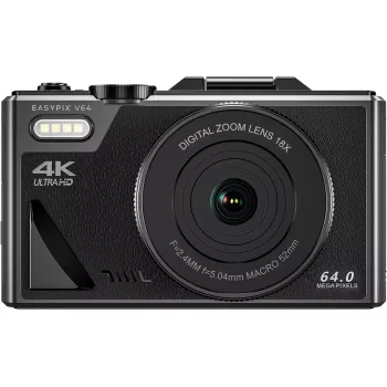 Skaitmeninis fotoaparatas EASYPIX V64 Flip 20203 – 16 MP, 1080p vaizdo įrašas
