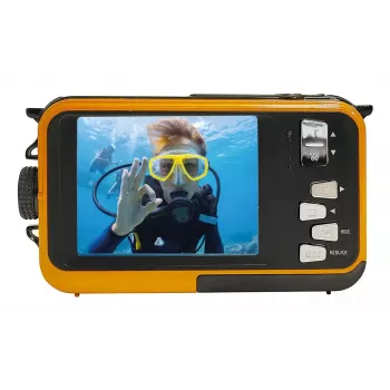 Kompaktiška vandeniui atspari kamera Easypix W3027 Wave 5 MP 1280 x 720 pikselių Oranžinė