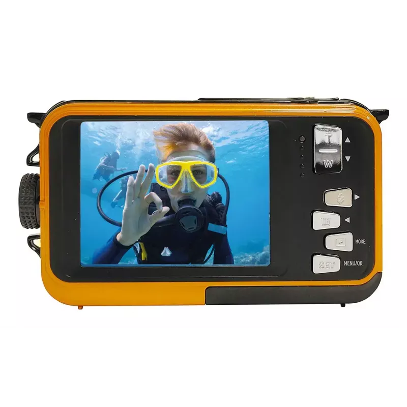 Kompaktiška vandeniui atspari kamera Easypix W3027 Wave 5 MP 1280 x 720 pikselių Oranžinė